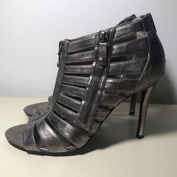 Guess Shoes - Strappy Silver Heel | Guess